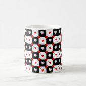 Ace Red Hearts Tasse (Mittel)
