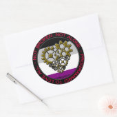 Ace Robot Pride Runder Aufkleber (Umschlag)