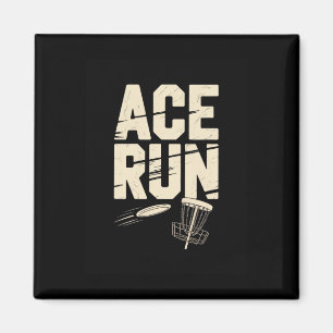 Ace Run Disc Golf Frisbee Sket Ketten Retro  Magnet