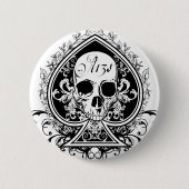Ace Skull Button (Vorderseite)