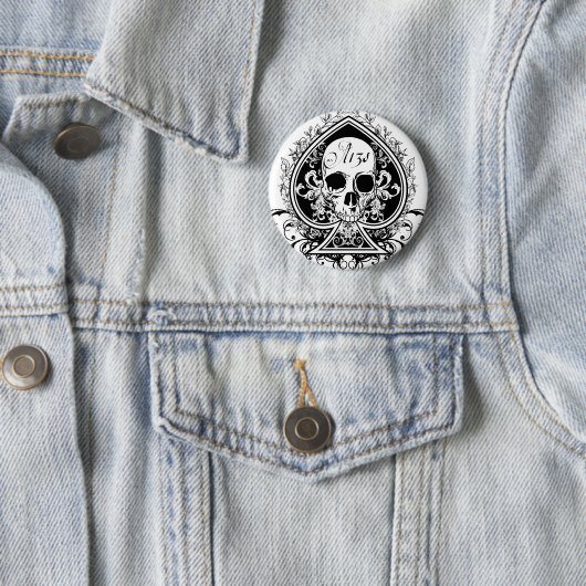Ace Skull Button (Beispiel)