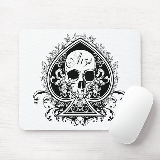 Ace Skull Mousepad (Mit Mouse)