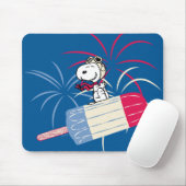 Ace Snoopy auf dem Eis-Pop Mousepad (Mit Mouse)