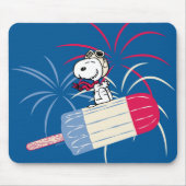 Ace Snoopy auf dem Eis-Pop Mousepad (Vorne)