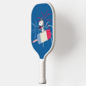 Ace Snoopy auf dem Eis-Pop Pickleball Schläger (Links)
