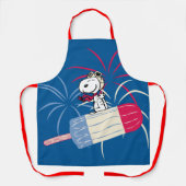 Ace Snoopy auf dem Eis-Pop Schürze (Vorderseite)