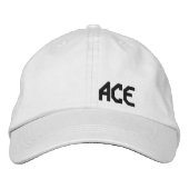 ACE Tennis Gear Bestickte Baseballkappe (Vorderseite)