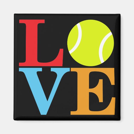 Ace Tennis LIEBE Magnet (Vorne)