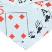 Ace to Five Diamonds and Clubs, Tischdecke (Schrägansicht)