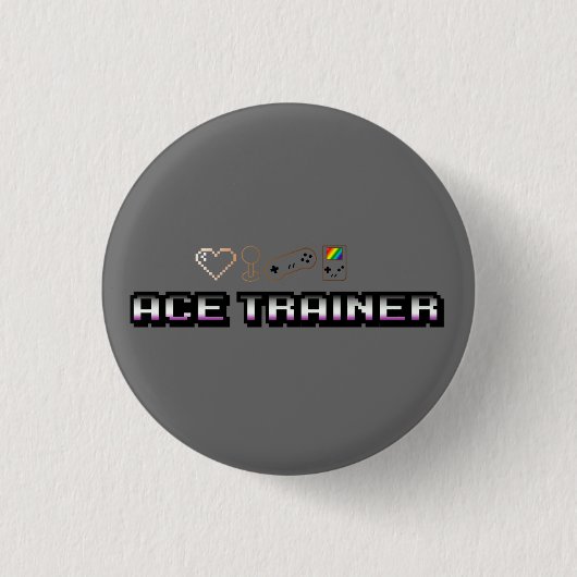 Ace Trainer Gaymer Button (Vorderseite)
