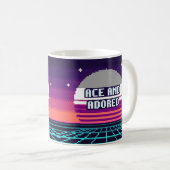 Ace und verehrte Pride Pixel Tasse (VorderseiteRechts)