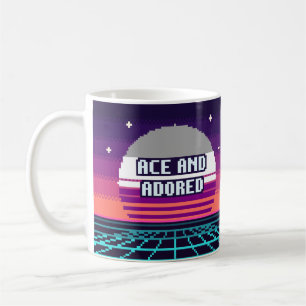 Ace und verehrte Pride Pixel Tasse