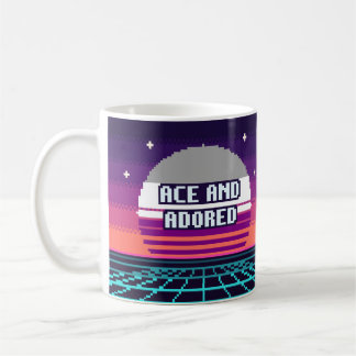 Ace und verehrte Pride-Pixel-Tasse Kaffeetasse