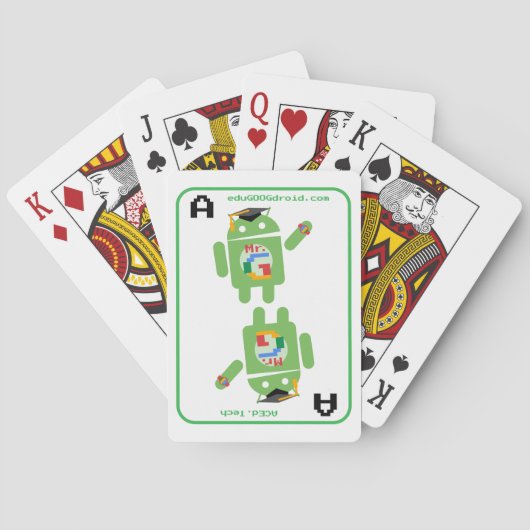 ACEd Tech Mr.G Spielkarten (Rückseite)