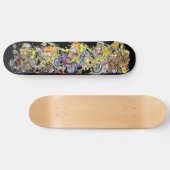 Acefink "Wheelie Finks Competition" Skate Deck Skateboard (Horizontal)