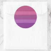 Aceflux-Flag Runder Aufkleber (Tasche)