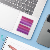 Aceflux Pride Aufkleber (Laptop mit iPhone)