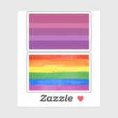 Aceflux Pride Aufkleber (Blatt)