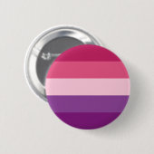Aceflux Pride Flag LGBT Pride Button (Vorne & Hinten)