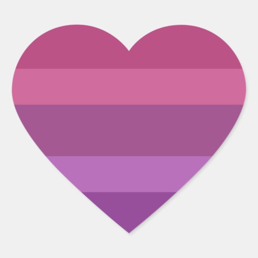 Aceflux Pride Herz-Aufkleber (Vorderseite)