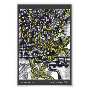 ACEO Ring Art in Tinte von Ariana R. Cherry Fotodruck