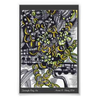 ACEO Ring Art in Tinte von Ariana R. Cherry Fotodruck