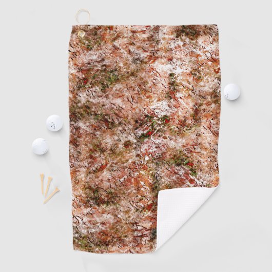 Acer Wald unter Baumwolle oder Gestein unter Boden Golfhandtuch (Insitu)