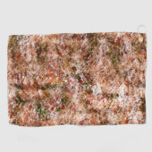 Acer Wald unter Baumwolle oder Gestein unter Boden Golfhandtuch (Horizontal)