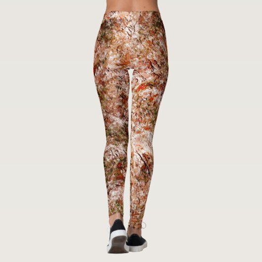 Acer Wald unter Baumwolle oder Gestein unter Boden Leggings (Rückseite)