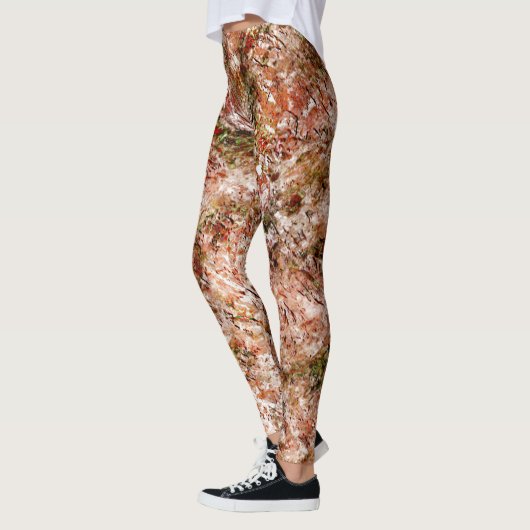 Acer Wald unter Baumwolle oder Gestein unter Boden Leggings (Links)