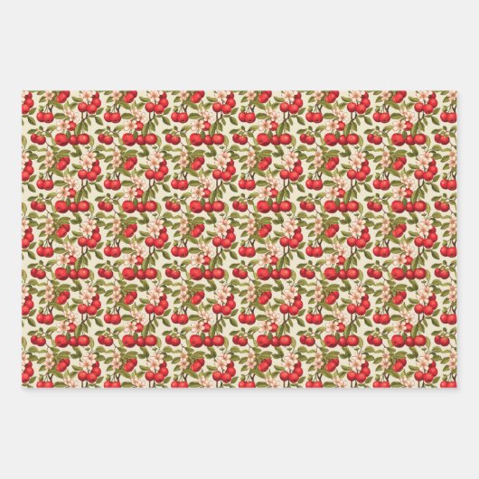 Acerola Geschenkpapier Set (Vorderseite)