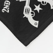 Aces and Aights Dead Man's Hand Cowboy Skull Fleecedecke (Ecke)