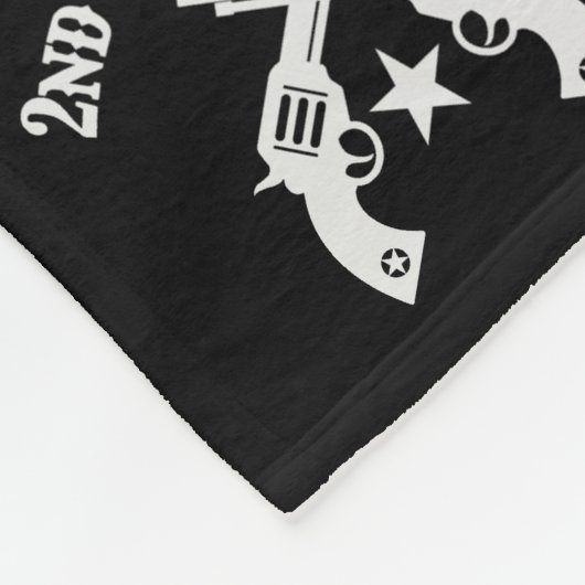 Aces and Aights Dead Man's Hand Cowboy Skull Fleecedecke (Ecke)