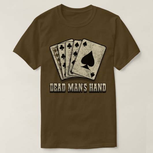 Aces and Aights the Dead Mans Hand T-Shirt (Design vorne)