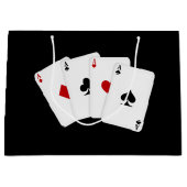 Aces große Geschenktasche Spielen Party Große Geschenktüte (Vorderseite)