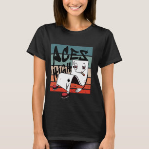 Aces High Ass Pik rauchen Ass-Kartenspiel Poke T-Shirt