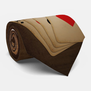 Aces High Casino Gambling Necktie Design Krawatte