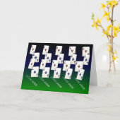 Aces High Karte (Gelbe Blume)