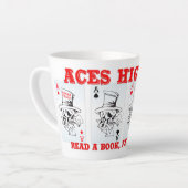 Aces High MC Latte Tasse (Linke Ecke)