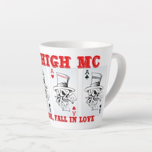 Aces High MC Latte Tasse (Rechte Ecke)