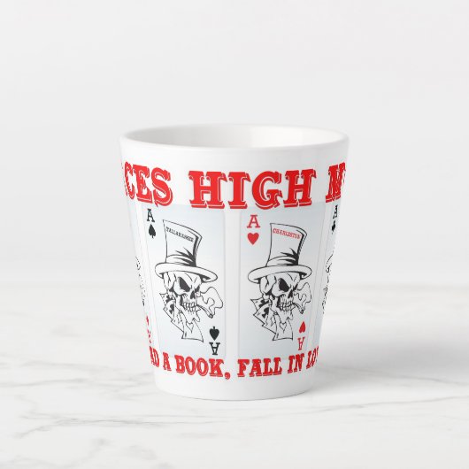 Aces High MC Latte Tasse (Vorderseite)