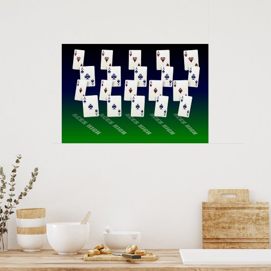 Aces High Poster (Küche)