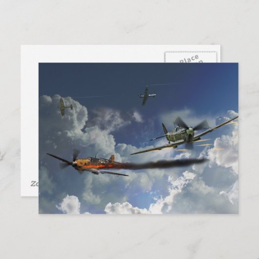 Aces High Postkarte (Vorne/Hinten)