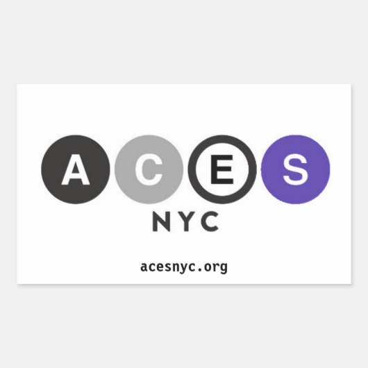Aces NYC Stickers (Vorderseite)