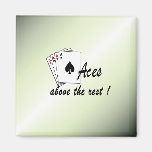 Aces oberhalb der Erholung Green Magnet (Vorne)
