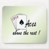 Aces oberhalb der Erholung Green Mousepad (Vorne)
