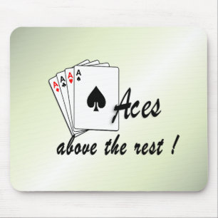 Aces oberhalb der Erholung Green Mousepad