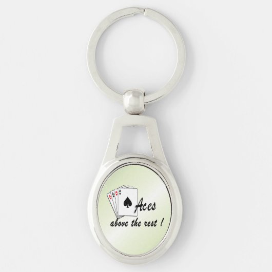 Aces oberhalb der Erholung Green Schlüsselanhänger (Vorderseite)