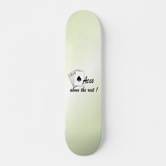 Aces oberhalb der Erholung Green Skateboard (Vorne)
