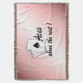 Aces oberhalb der Erholung Rosa Decke (Vorderseite Vertikal)